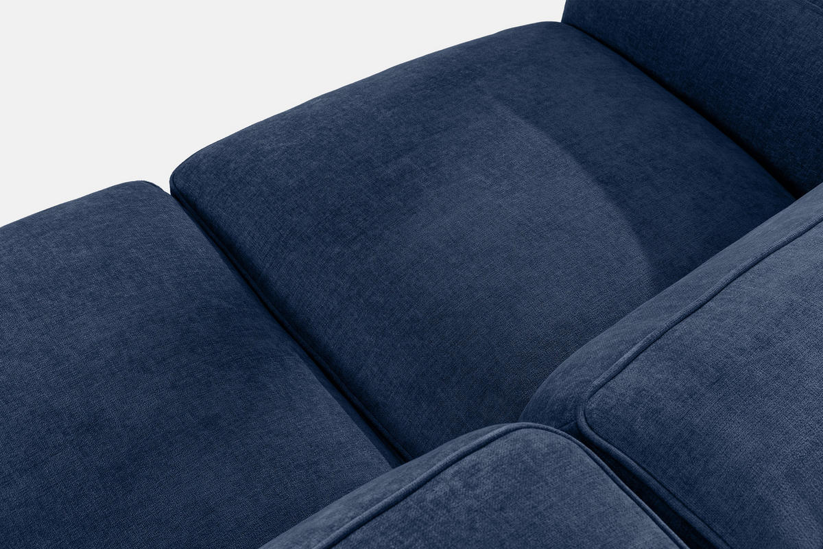 3-SITZER SOFA FUBBO, Dunkelblau - Dunkelblau, Holz/Holzwerkstoff (290/73/96cm) - KONSIMO®