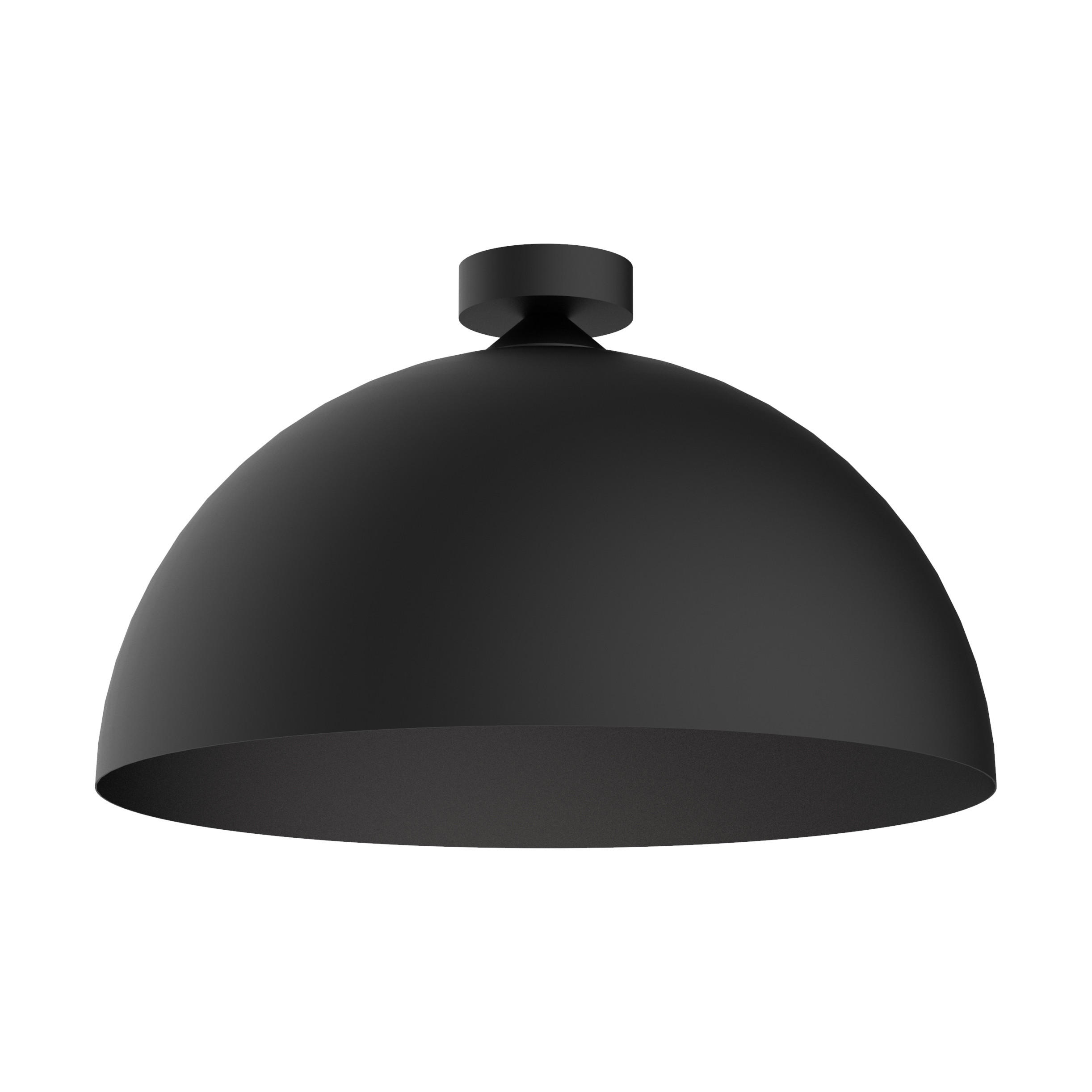 DECKENLEUCHTE - Schwarz Hochglanz, Metall (40/40/20cm) - Lumicom