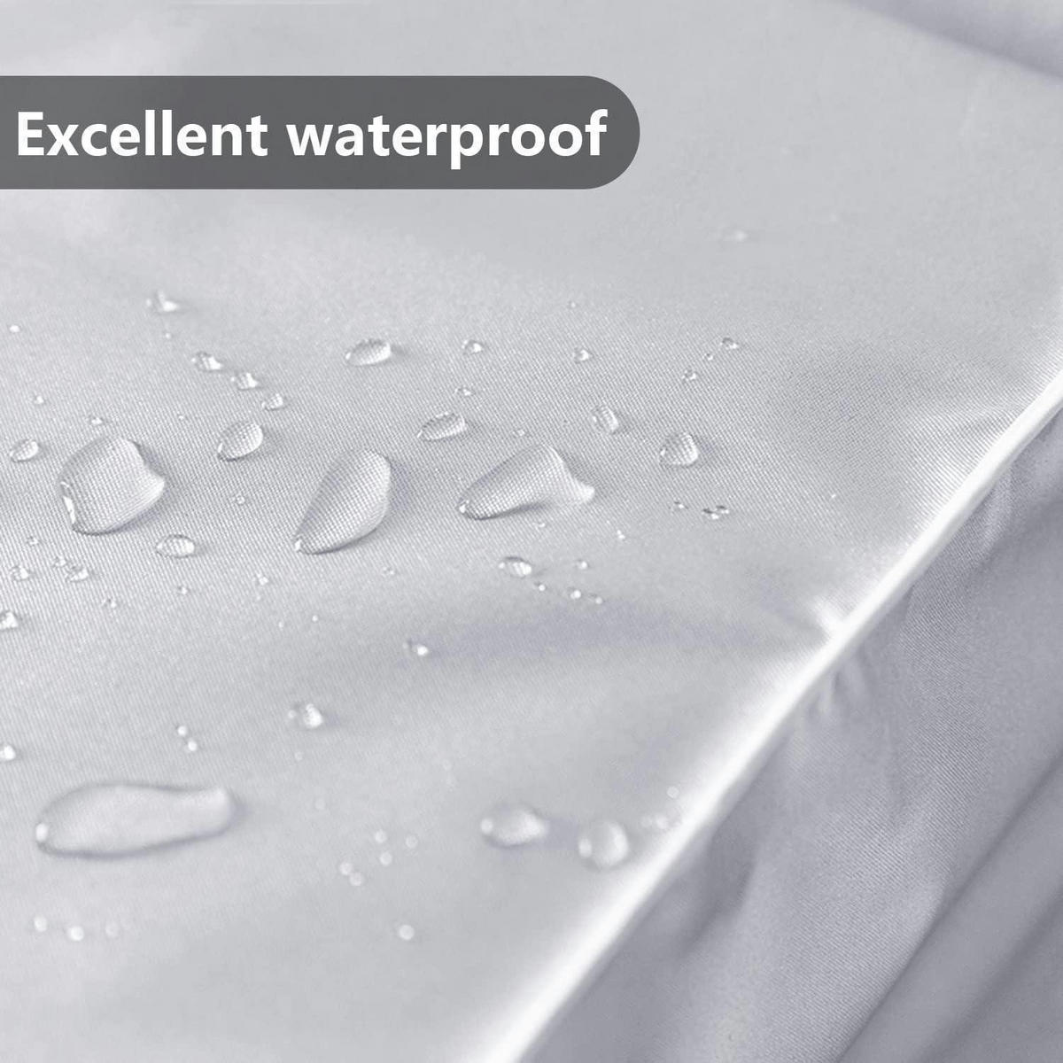 AUSSENKLIMAANLAGE Abdeckung 80 x 28 x 54 cm Silber - Silberfarben, Textil (28/54/80cm)
