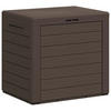 GARTENTRUHE Braun 58,5x46x55 cm Polypropylen - Braun, Kunststoff (58.5/55/46cm) - furnicato