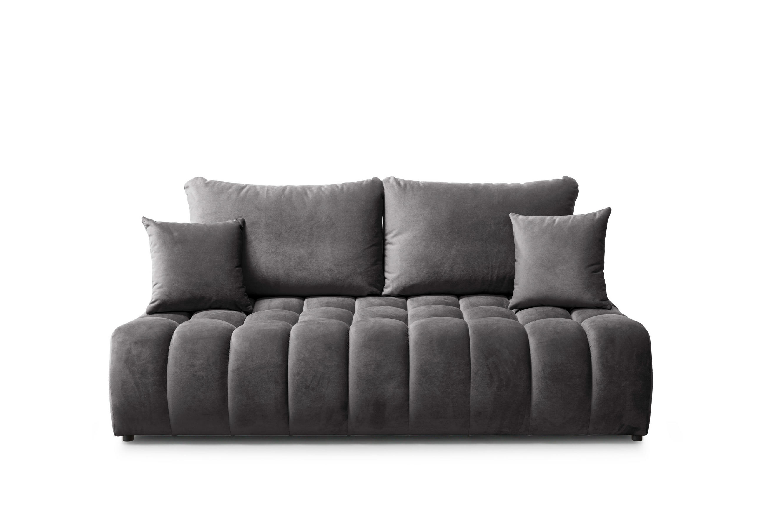 SOFA 200 cm in Graphit - Graphitfarben, Textil (200/92/115cm) - Home Collective