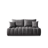 SOFA 200 cm in Graphit - Graphitfarben, Textil (200/92/115cm) - Home Collective