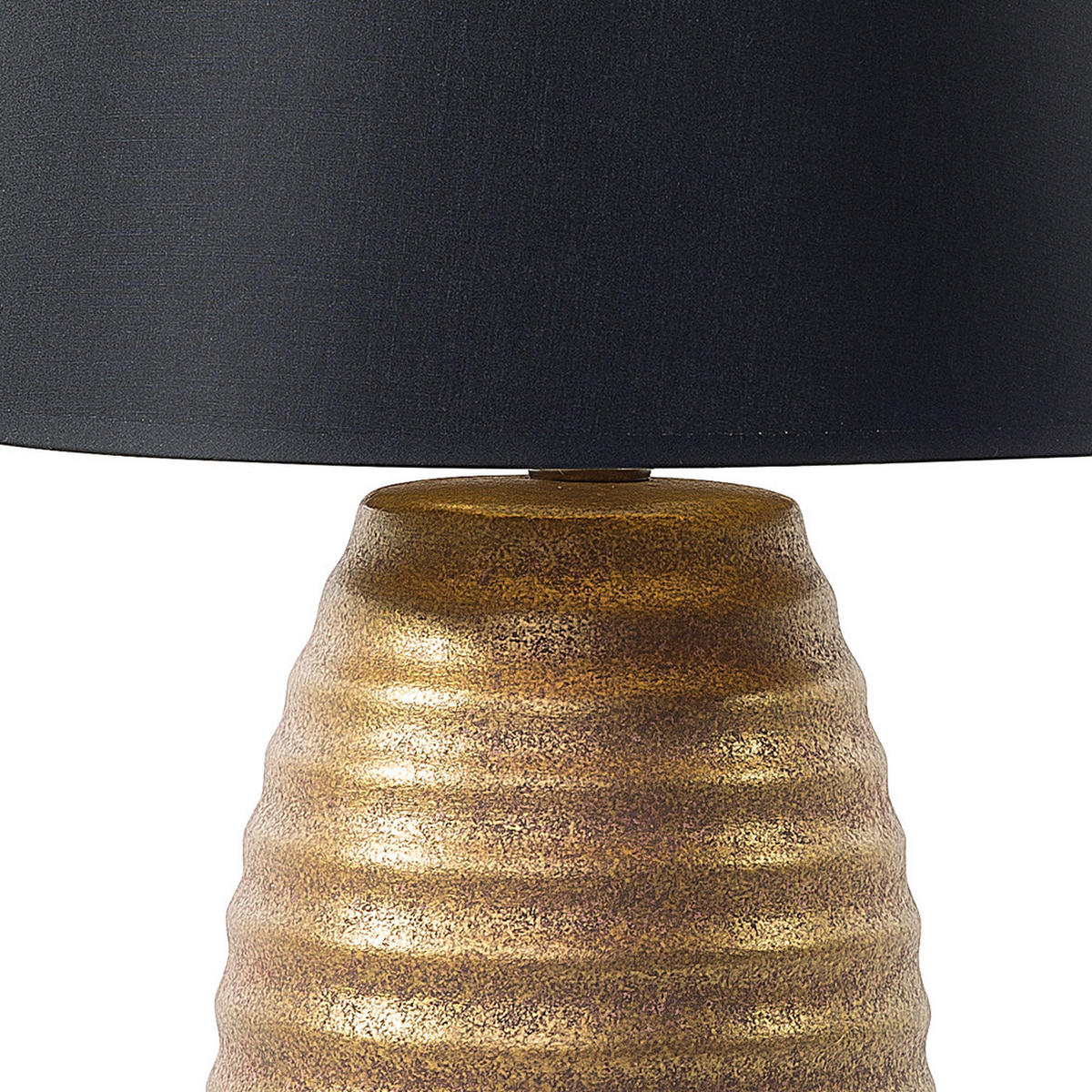 TISCHLAMPE Ebro 33/33/56 cm - Goldfarben, Keramik (33/33/56cm) - Beliani