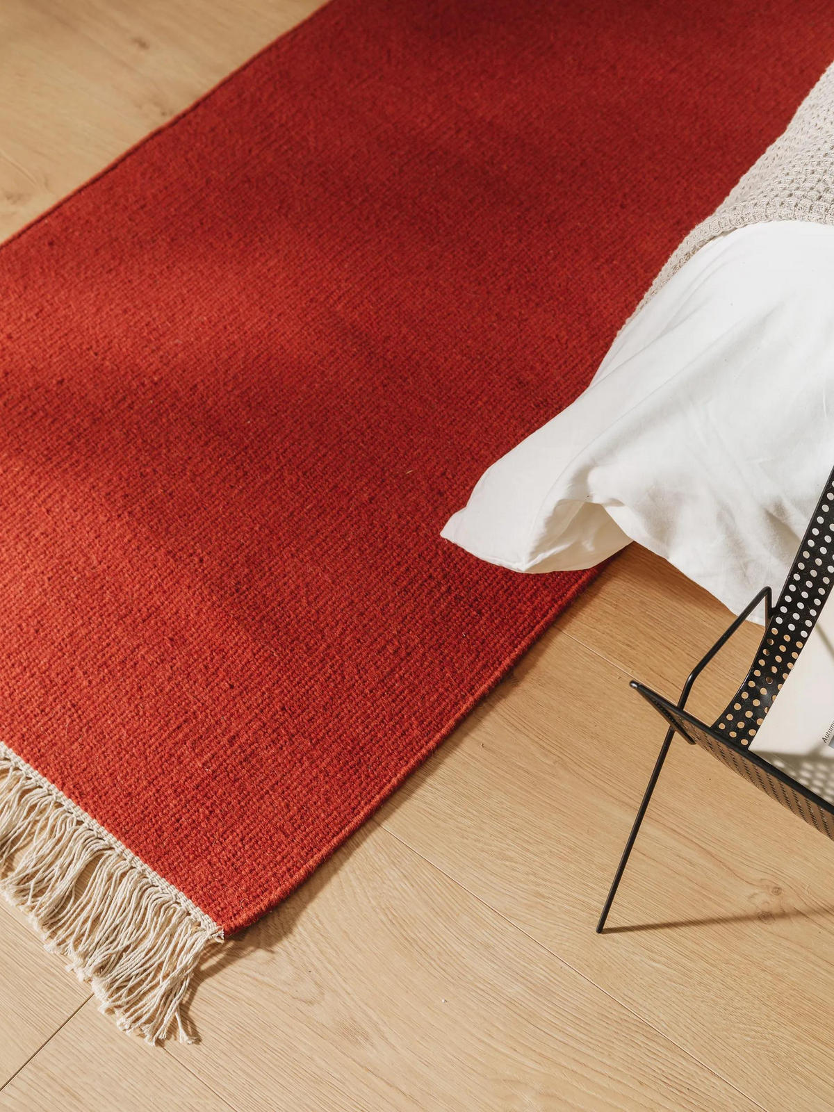 WOLLTEPPICH Liv Orange 70x200 cm - Orange, Textil (70/200cm) - benuta Pop