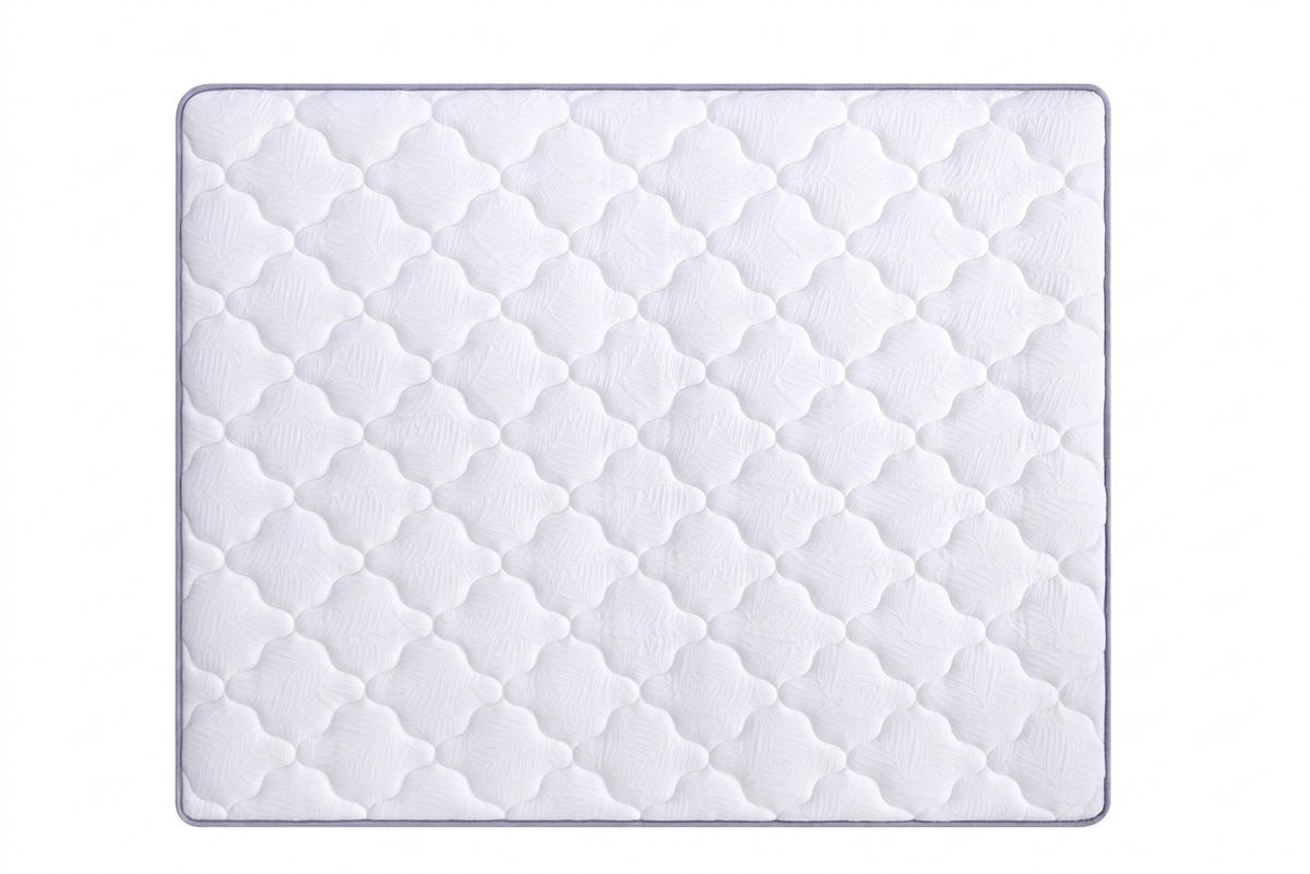 TASCHENFEDERKERNMATRATZE 160/200 cm Weiß, Dicke: 25 cm, Härtegrad: H3 - Weiß, Textil (160/200cm) - Oxeza