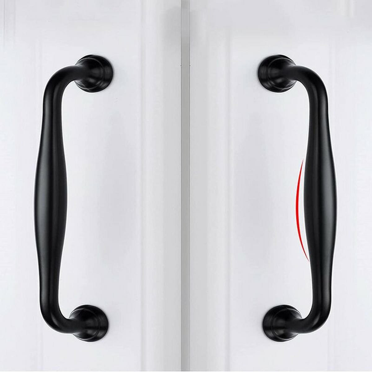 MÖBELGRIFF Schwarz 20er-Set 96 mm - Schwarz, Metall (1.8/3/11.5cm)