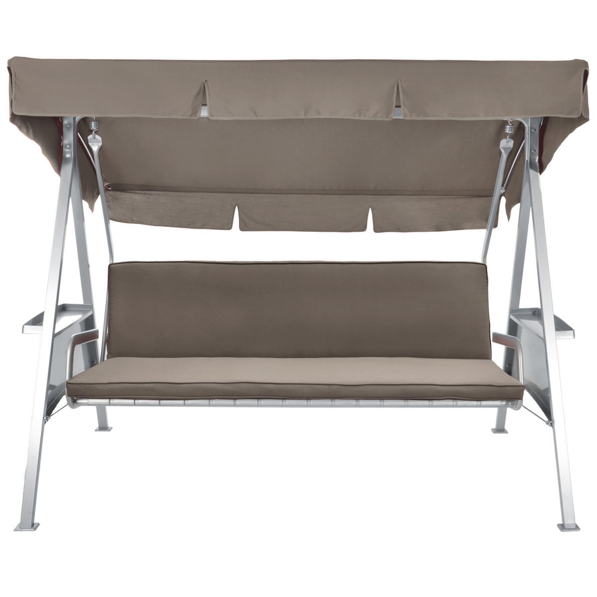 AUFLAGE für Hollywoodschaukel Loft HS 180x50cm Taupe - Taupe, Textil (100/180cm) - Beautissu 