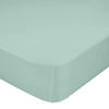 SPANNBETTTUCH basic 105x200x32 cm minze - Mintgrün, Textil (105/200cm) - Happy Friday