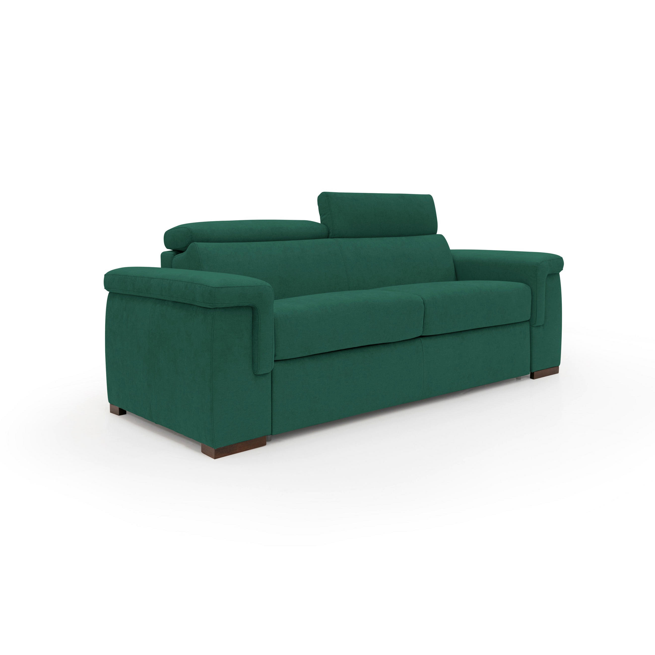 SCHLAFSOFA Giunone - Grün, Textil (220/100/95cm) - Divani.store