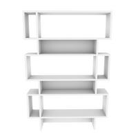 BÜCHERREGAL Elze Weiss - Weiß, Holzwerkstoff (19.6/130.8/90cm) - Decorotika