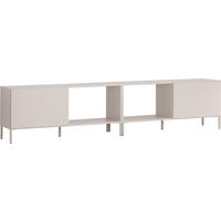 TV-ELEMENT-SET INTO - Beige, Holzwerkstoff (43.5/54/242cm) - Vox Möbel