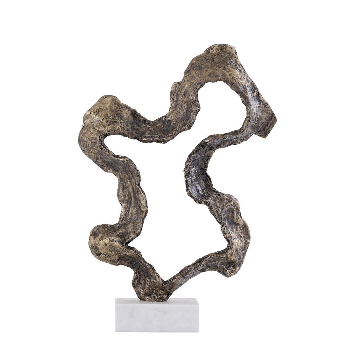 SKULPTUR Maryan Gold 37/7/56cm - Goldfarben, Metall (7/56/37cm) - PTMD Collection