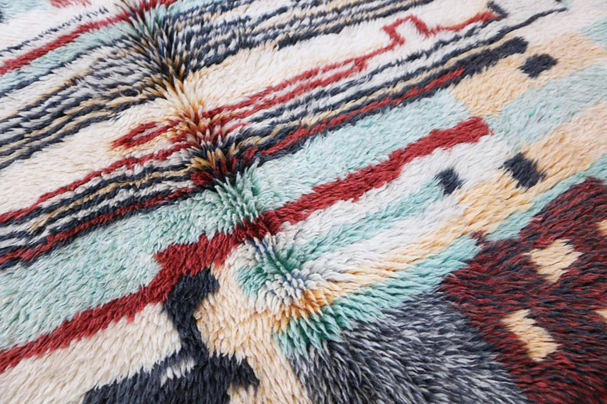 BERBERTEPPICH aus Marokko aus reiner Wolle 200x 300 cm - Multicolor, Naturmaterialien (200/300cm) - AFK Living