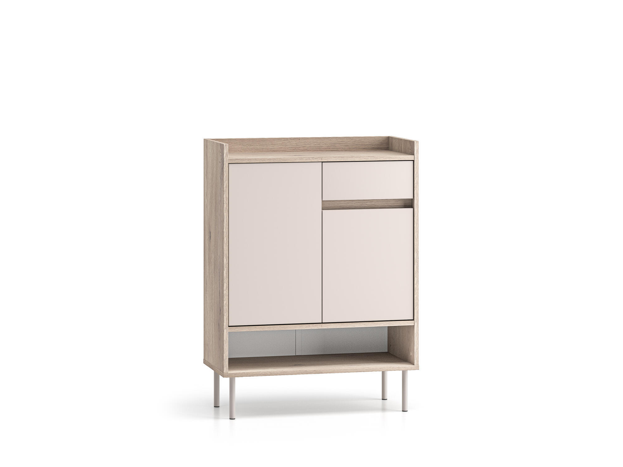 SIDEBOARD VOCO Beige 70x34x95 cm - Beige, Holzwerkstoff (70/95/34cm) - FURNLUX