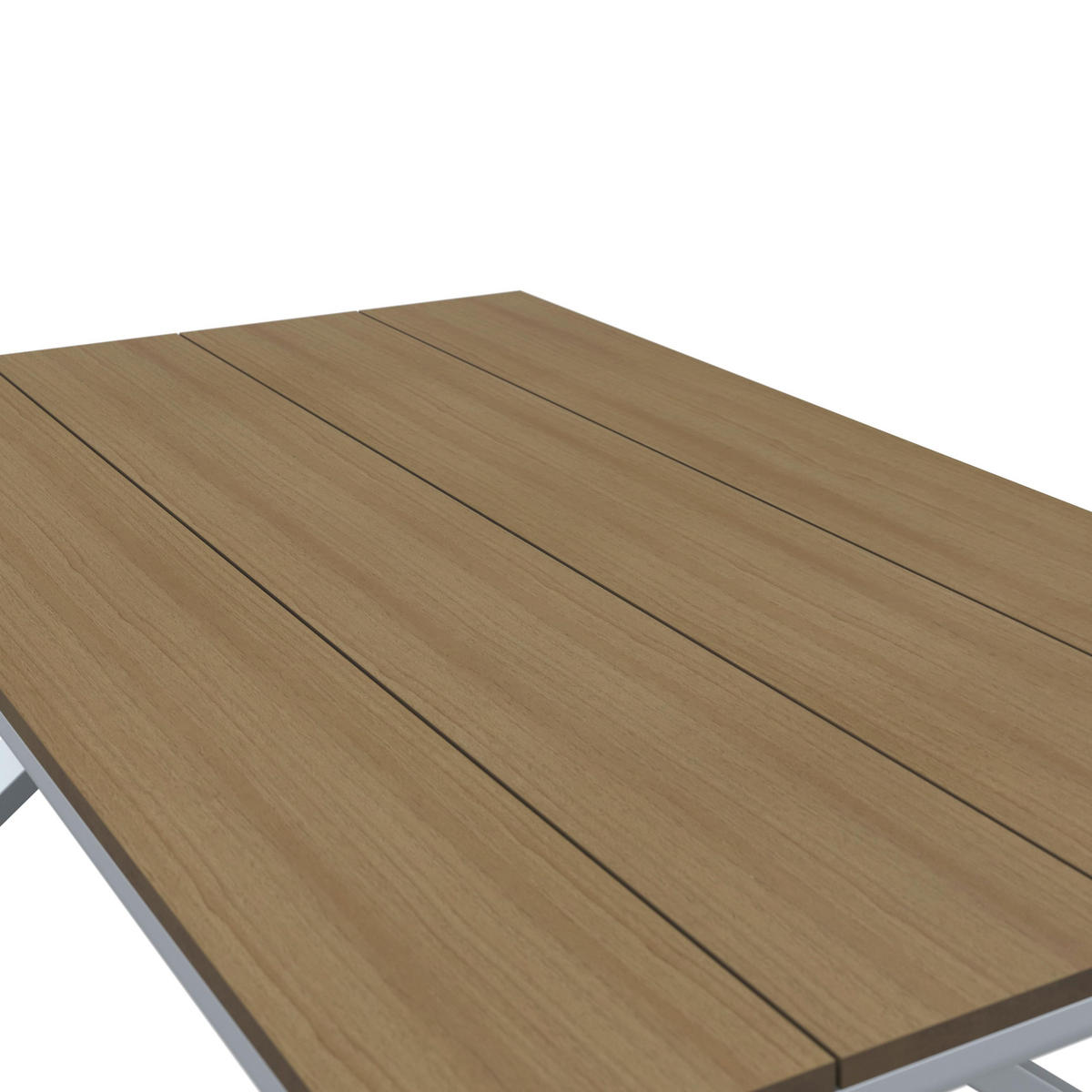 LOUNGEGARNITUR Sofia Hellgrau Outdoorstoff/Metall +Abdeckung - Hellgrau, Metall - Bessagi Garden