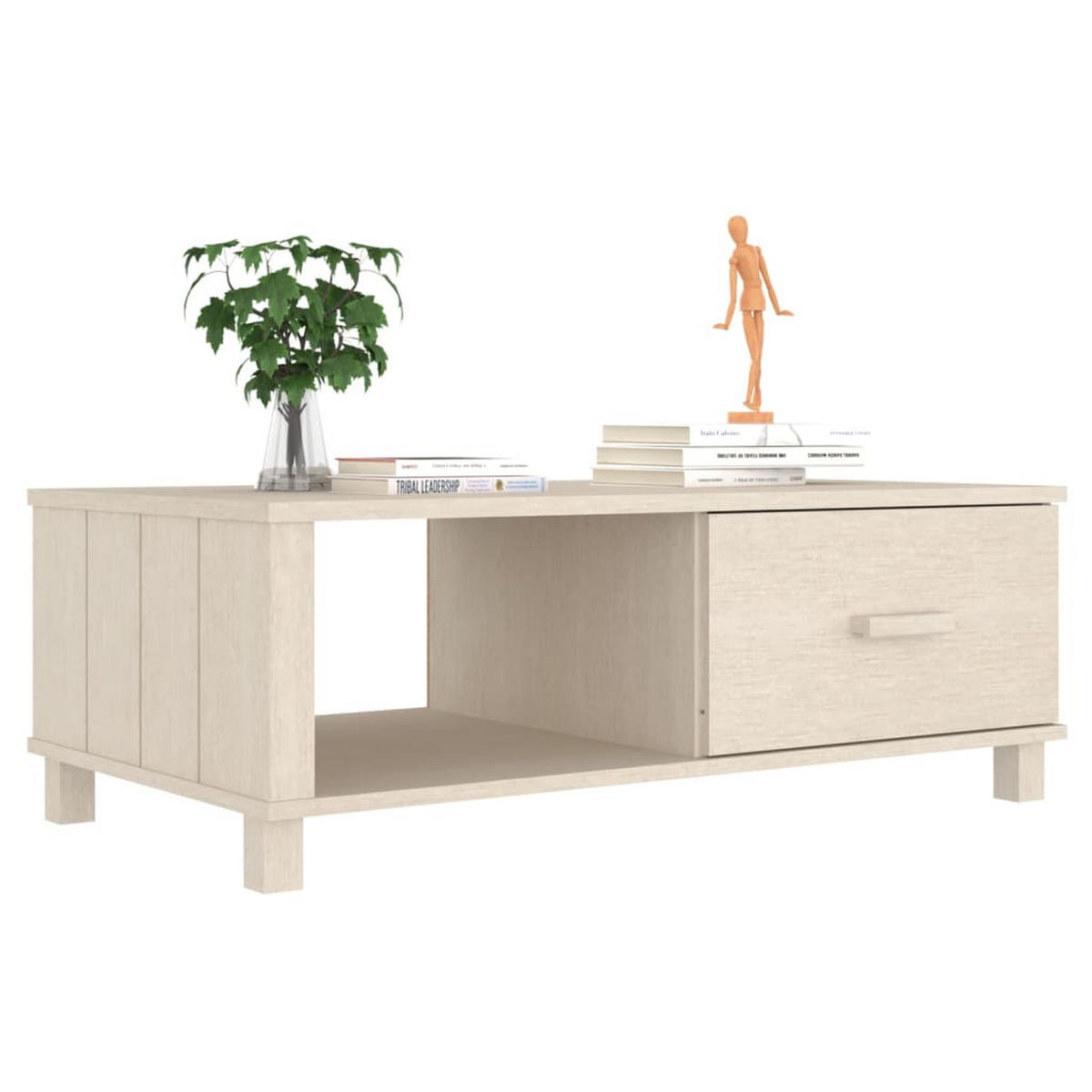 SIDEBOARD HAMAR Honigbraun 100x55x35 cm Massivholz Kiefer - Braun, Holz (100/55/35cm) - furnicato