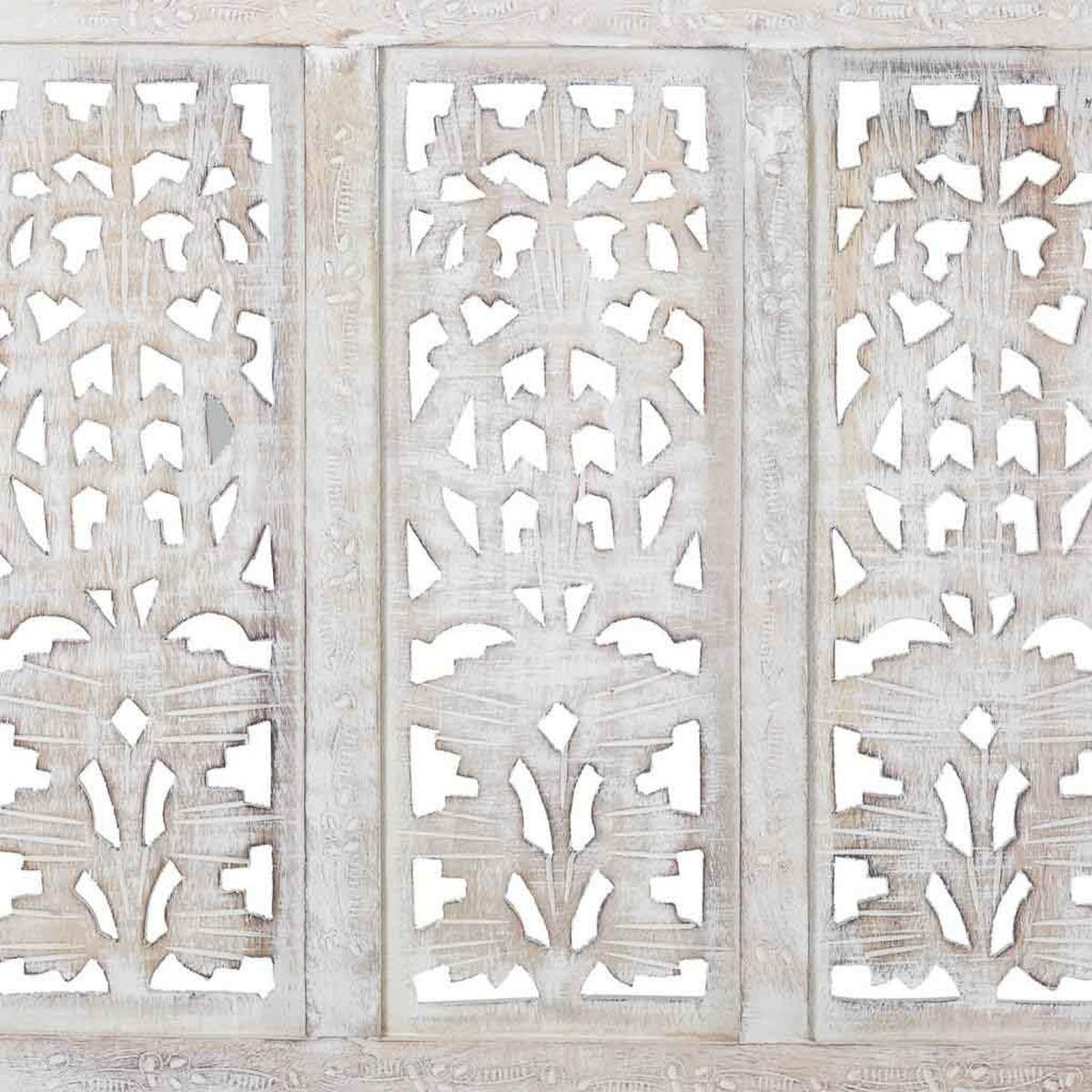 PARAVENT aus Holz, weiß, 3x180cm - Weiß, Holz (50/180/2.5cm) - Wanderlust