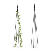 2XRANKHILFE - Schwarz, Metall (16/120/16cm) - Relaxdays