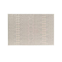 BODENMATTE Geprägtes Muster - Beige, Kunststoff (160/230cm) - Douceur d´intérieur