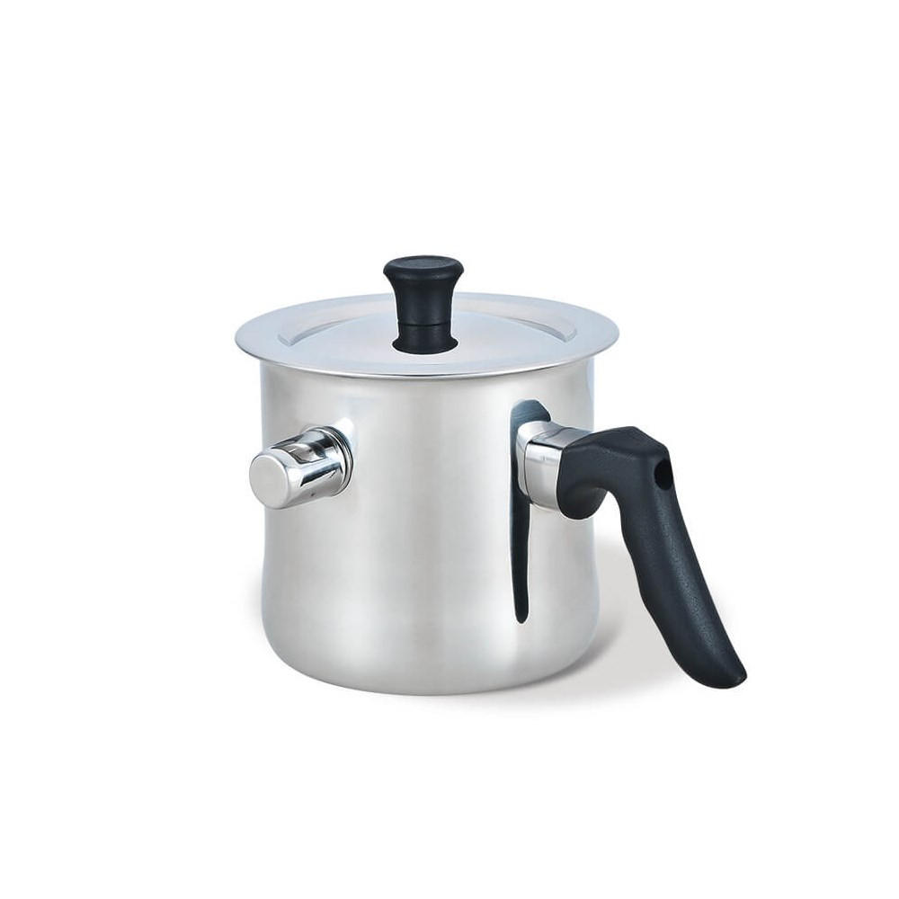 TOPF Silber 20/15/14 cm MR1698 - Silberfarben, Metall (15cm) - Maestro 