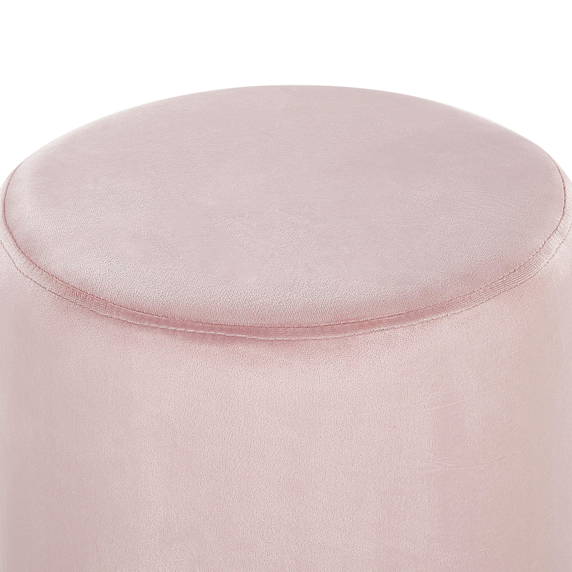 POUF Brigitte 36/36/44 cm - Pink, Textil (36/44/36cm) - Beliani