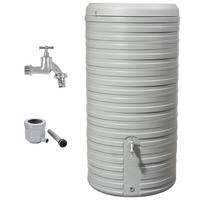 2IN1 Regentonnen Komplett-Set 300 L steingrau - Grau, Kunststoff (59/118/59cm) - GARANTIA
