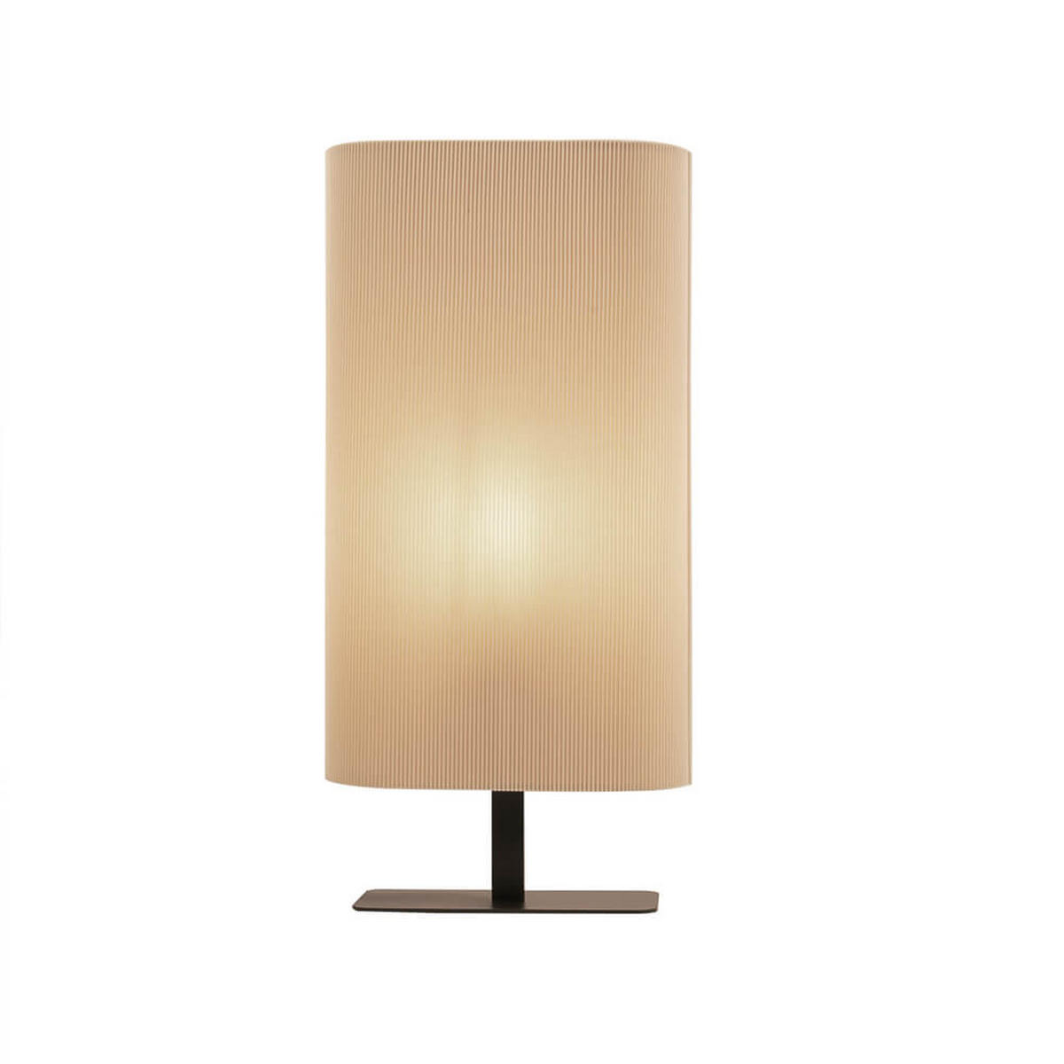 TISCHLAMPE SUKO - Beige, Große Tischlampe - Beige, Textil (15/30/60cm) - Home Deluxe