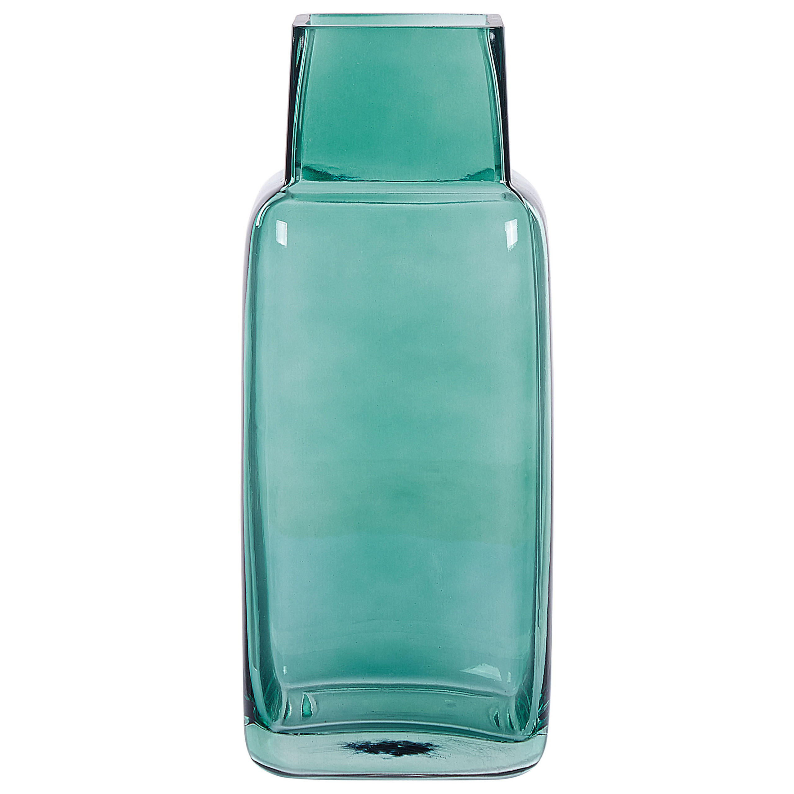 BLUMENVASE Glas grün Merbaka - Grün, Glas (26cm) - Beliani