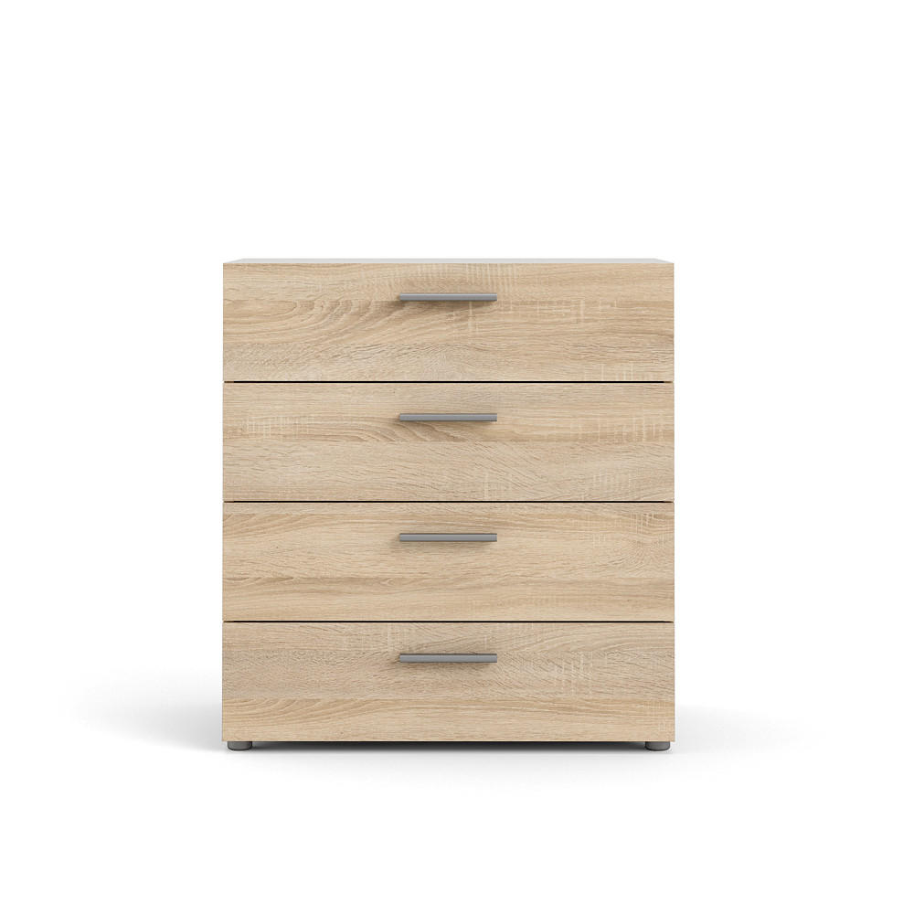 ebuy24 Kommode Eiche Wotan 80x68x40 cm