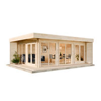 GARTENHAUS Holz Viva - Naturfarben, Holz (668/241/472cm) - Alpholz