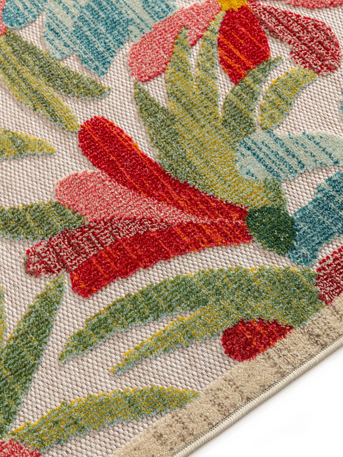 OUTDOOR-TEPPICH Noelia 200/290 cm - Multicolor, Kunststoff (200/290cm) - benuta Nest