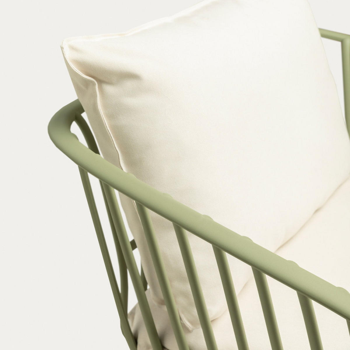 GARTENSET Madeira Grün - Grün, Metall - Kenay Home