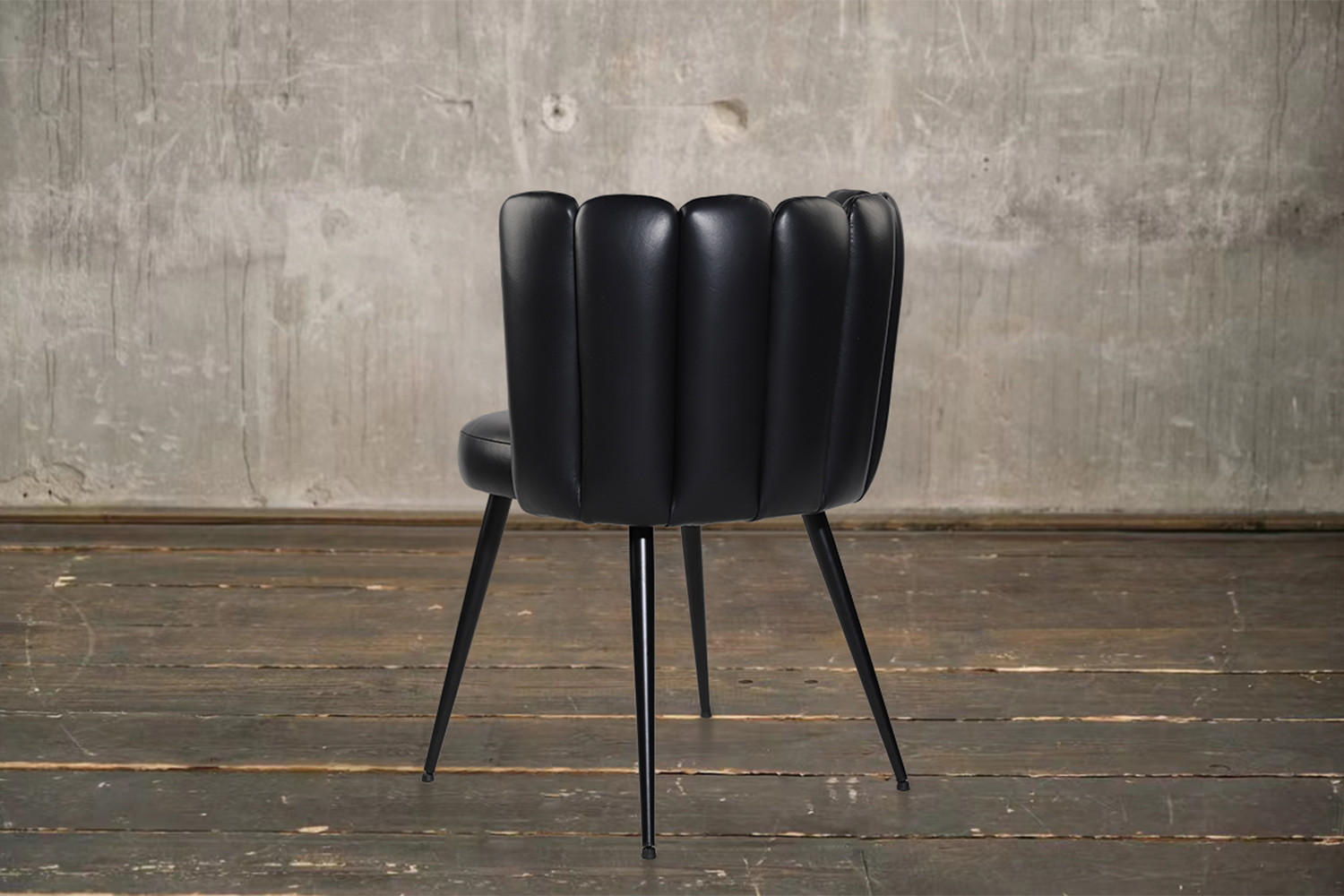 Thumbnail - Kawola Esszimmerstuhl, Schwarz, Leder, 59x79x55 cm, Esszimmer, Stühle, Esszimmerstühle, Vierfußstühle
