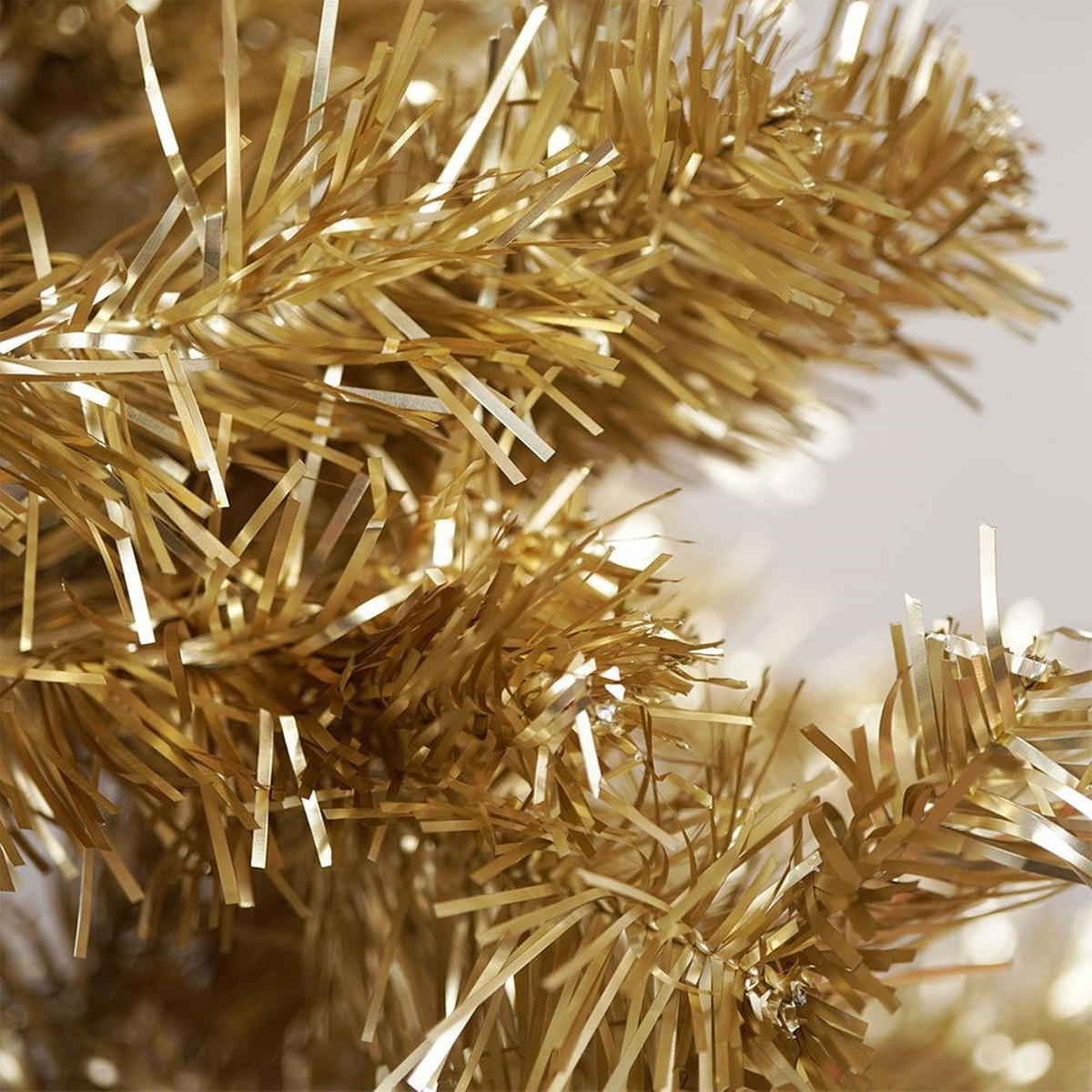 KÜNSTLICHER WEIHNACHTSBAUM glamour 120 cm Goldfarben - Goldfarben, Kunststoff (120cm) - Home Styling Collection