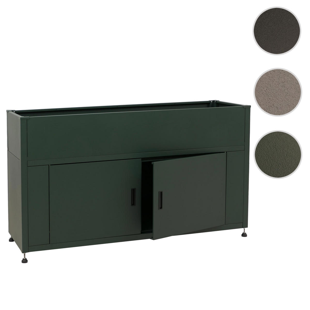 HOCHBEET Grün - Grün, Metall (161/91/51cm) - MCW