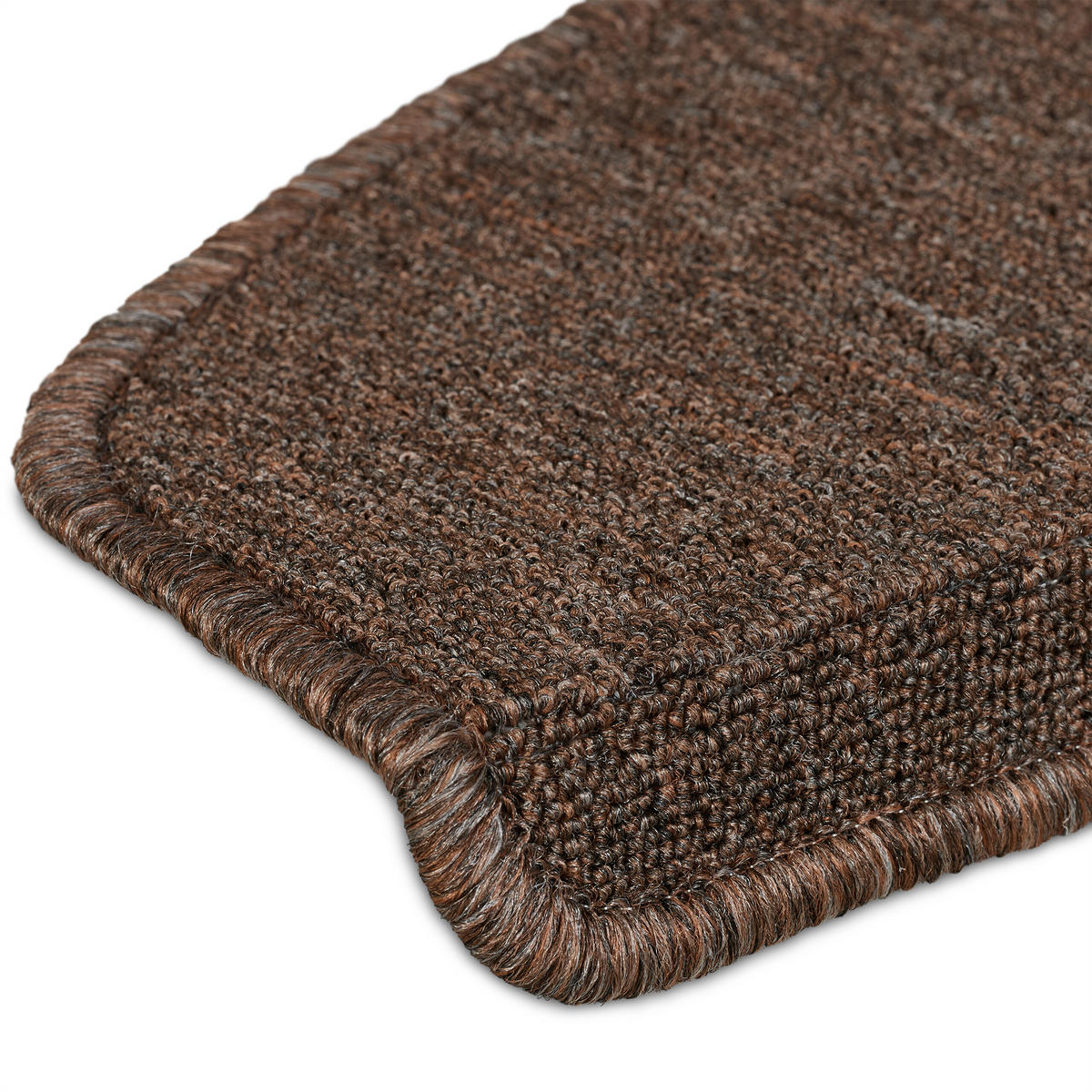 15XSTUFENMATTEN - Dunkelbraun, Kunststoff (24/65/4cm) - Relaxdays