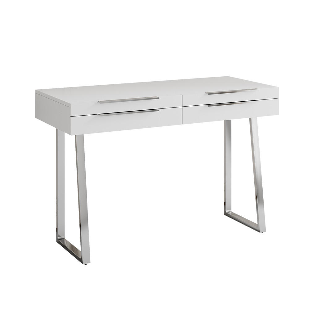 SCHREIBTISCH Alexia Weiß 120 x 50 cm mit Schubladen - Weiß, Holzwerkstoff (50/120/79cm) - Vicco