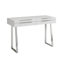 SCHREIBTISCH Alexia Weiß 120 x 50 cm mit Schubladen - Weiß, Holzwerkstoff (50/120/79cm) - Vicco