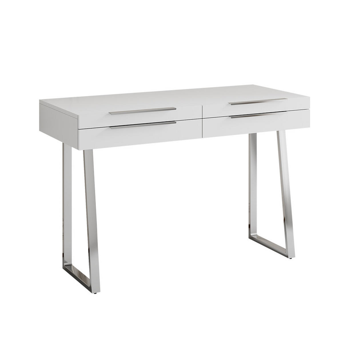 SCHREIBTISCH Alexia Weiß 120 x 50 cm mit Schubladen - Weiß, Holzwerkstoff (50/120/79cm) - Vicco