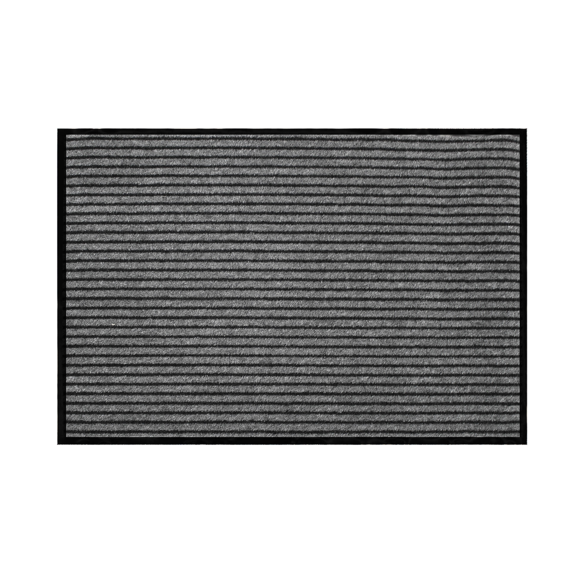 TÜRMATTE Graue Streifen staubabweisend - Anthrazit, Kunststoff (80/120cm) - Douceur d´intérieur
