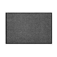 TÜRMATTE Graue Streifen staubabweisend - Anthrazit, Kunststoff (80/120cm) - Douceur d´intérieur