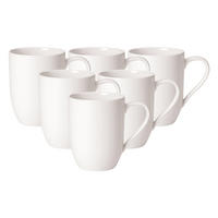 KAFFEEBECHER For Me weiß 290 ml 6er Set - Weiß, Keramik (0.29L) - Villeroy & Boch