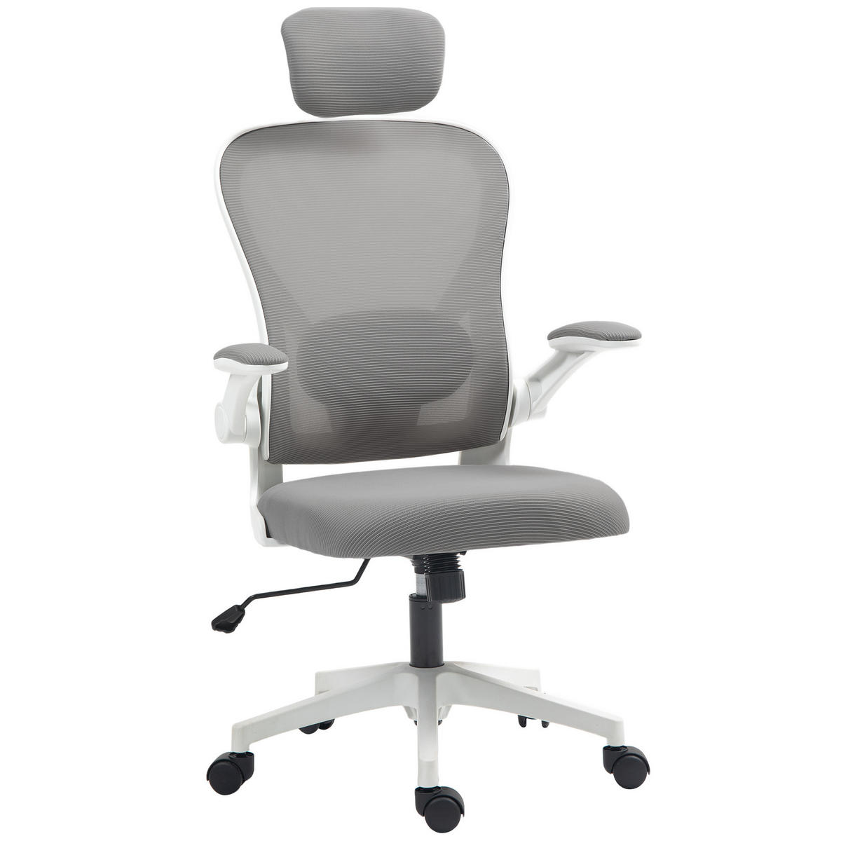 BÜROSTUHL Grau 64/63/115-125 cm - Grau, Textil (64/125/63cm) - PANGIVO