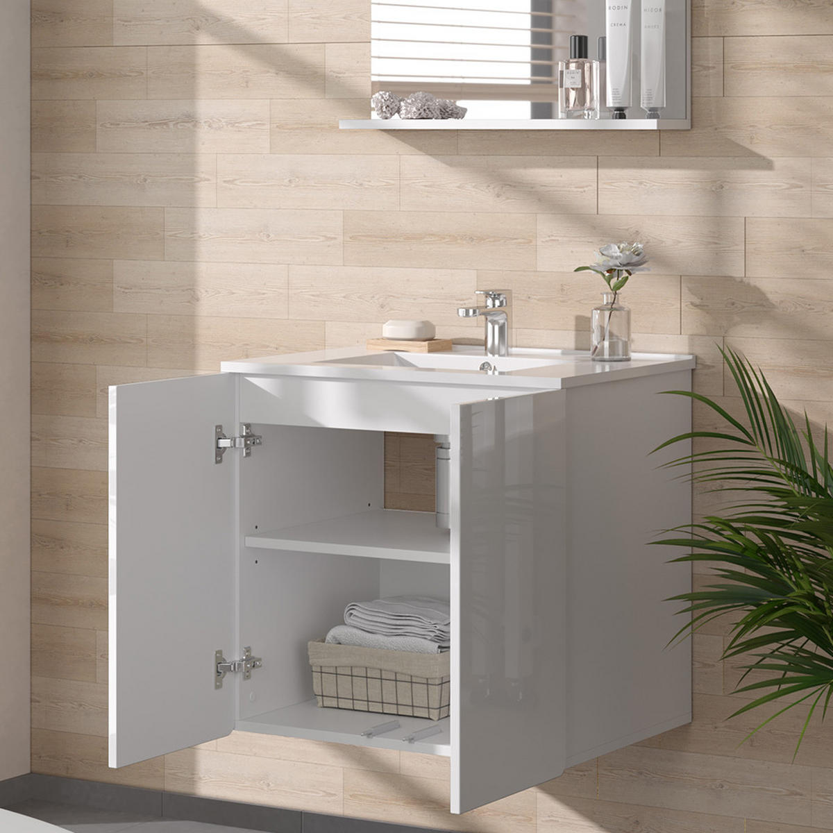 Weiß, Holzwerkstoff (61.8/57.8/44.8cm) - Vicco