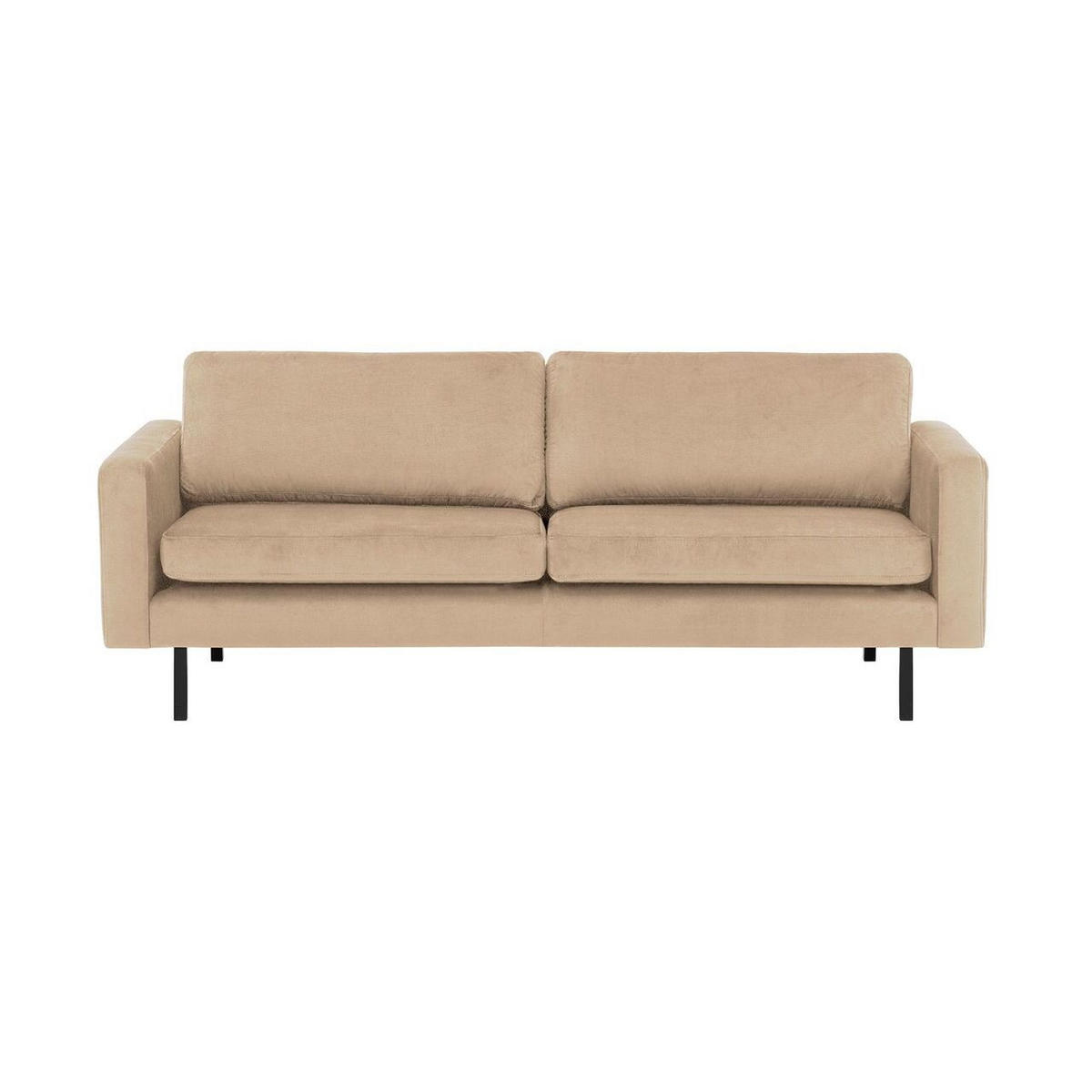 DREISITZER-SOFA Lioni-Kronos 35 - Creme, Holz/Textil (200/84/94cm)