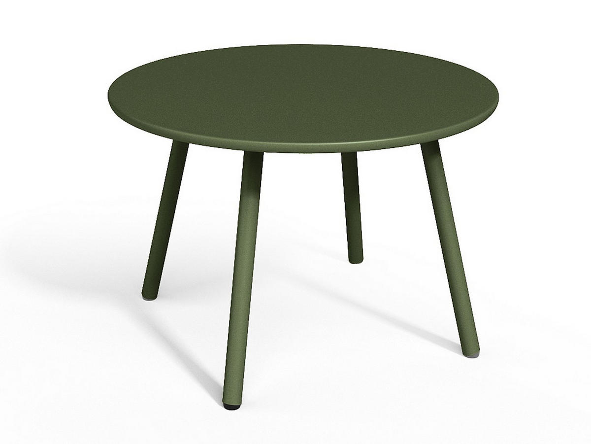 GARTENSITZGRUPPE im Set - 2 -Sitzer - Stahl - khaki - MIRMANDE - Grün, Metall - Vente-Unique