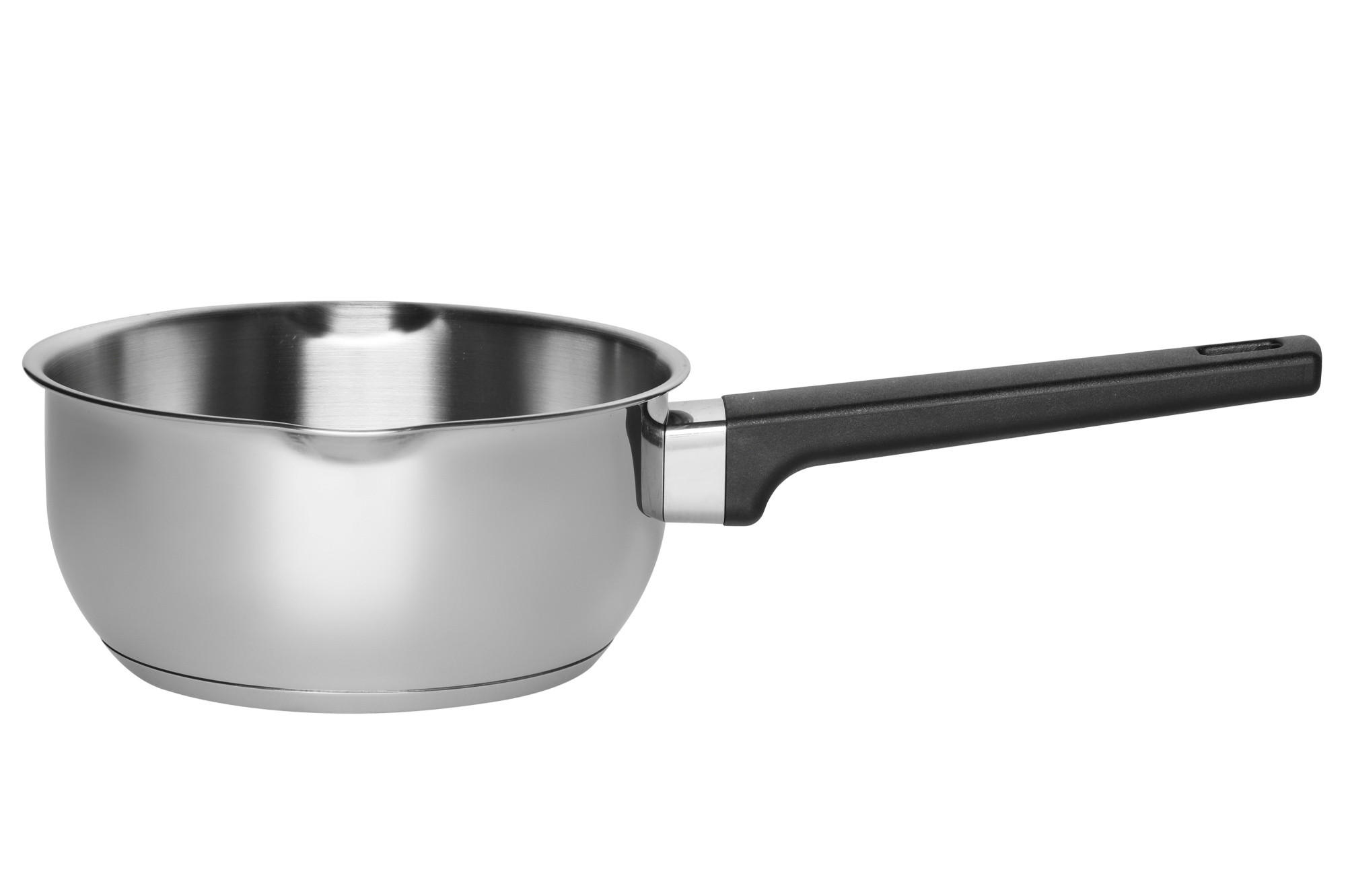 EDLESTAHLETOPF Ø 16 cm - Silberfarben, Metall (16cm)