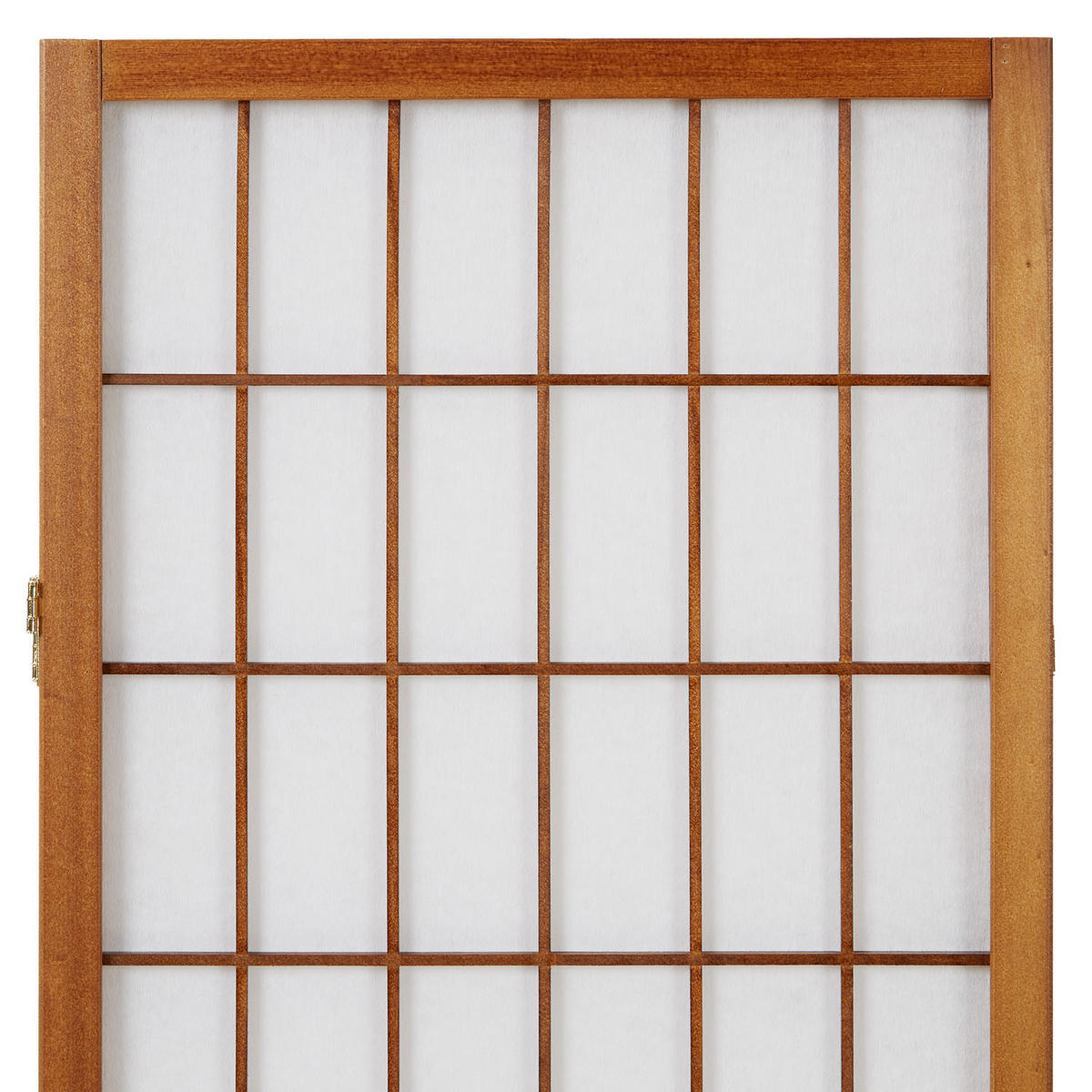 PARAVENT 3-tlg. 132/175 cm Braun Shoji - Braun, Holz (132/175/175cm) - Homestyle4u