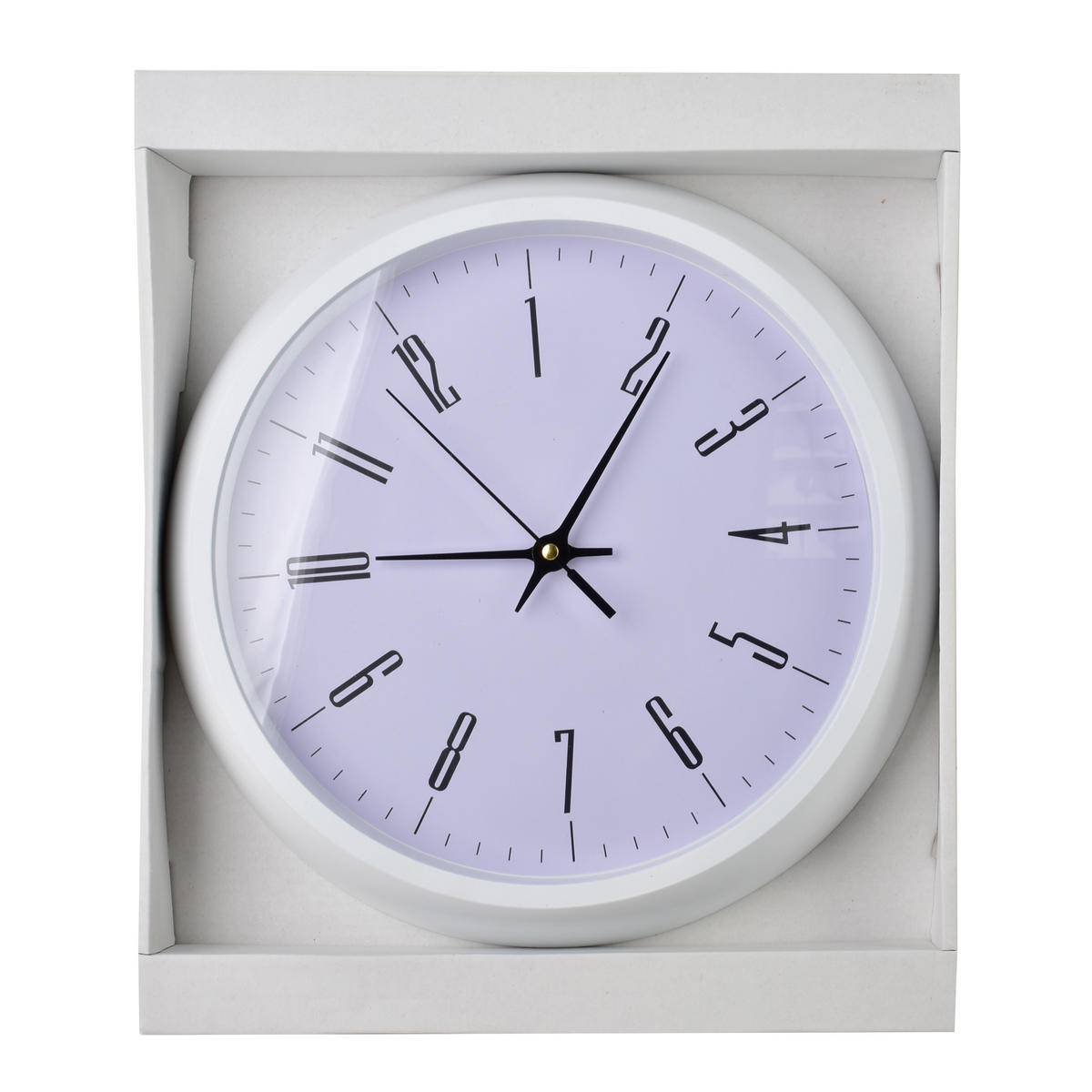 WANDUHR Ramsey Weiß 30,5x30,5x5 cm Kunststoff - Weiß, Kunststoff (5/30.5/30.5cm) - Mondex