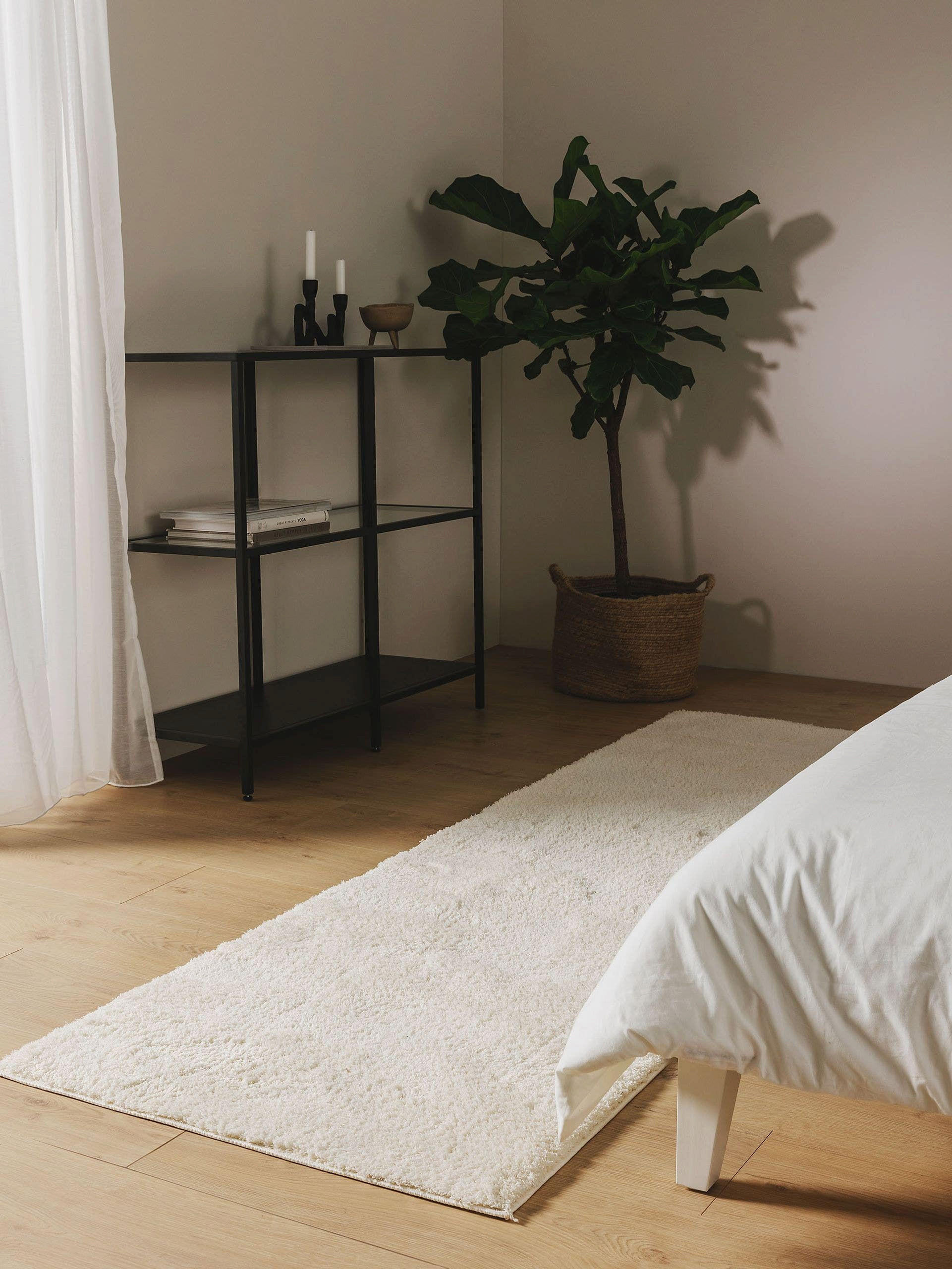 LÄUFER Soda Weiß 80x240 cm - Weiß, Textil (80/240cm) - benuta Nest